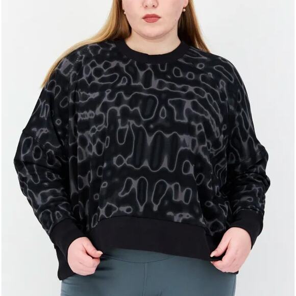 ADIDAS 11 Honore Collab French Terry Crew Neck Sweater Womans 1X - Picture 1 of 14